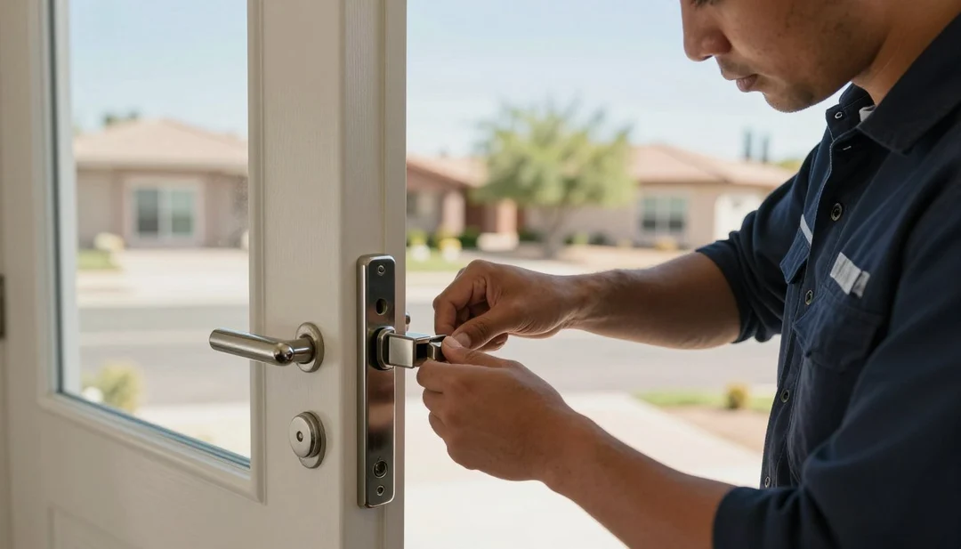 Professional locksmith serving East Mesa residential areas including Eastmark community