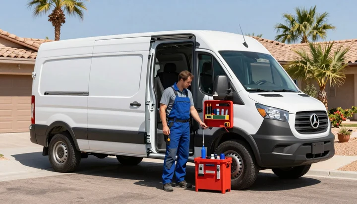 Mobile locksmith service in Gilbert AZ providing on-site lock and key assistance