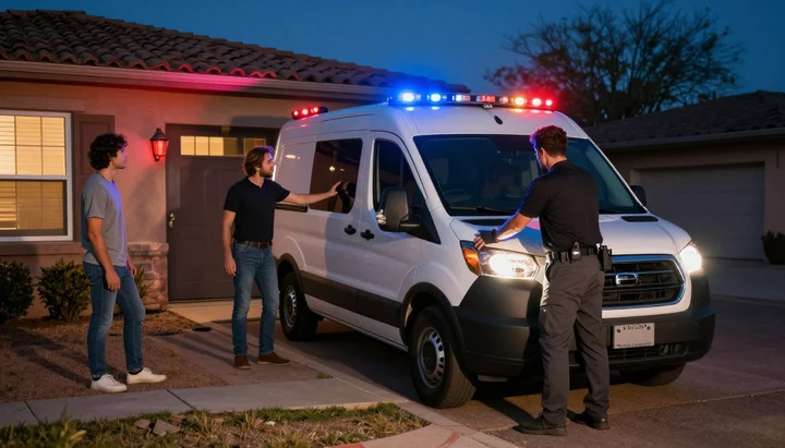 Emergency locksmith responding to car lockout on Mill Avenue in downtown Tempe